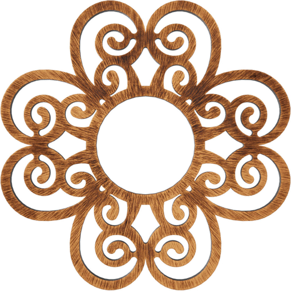 40x22OD x 13 5/8x22ID x 1x22P PVC Pierced Ceiling Medallion, Antiqued Coppe R300