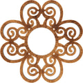 40x22OD x 13 5/8x22ID x 1x22P PVC Pierced Ceiling Medallion, Antiqued Coppe R300