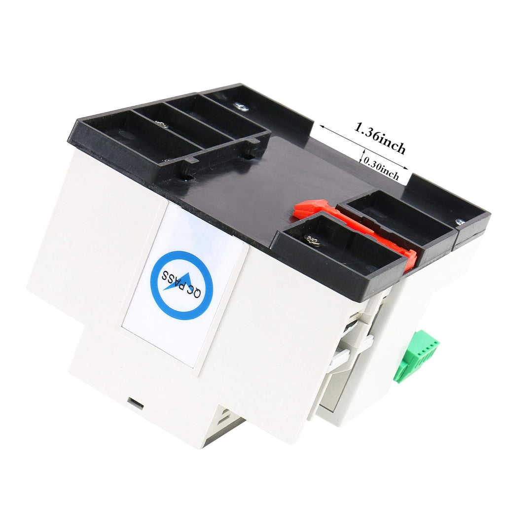 Mini ATS 2P Automatic Transfer Switch Dual Power Switch Din Rail Type 63A 100A E647575