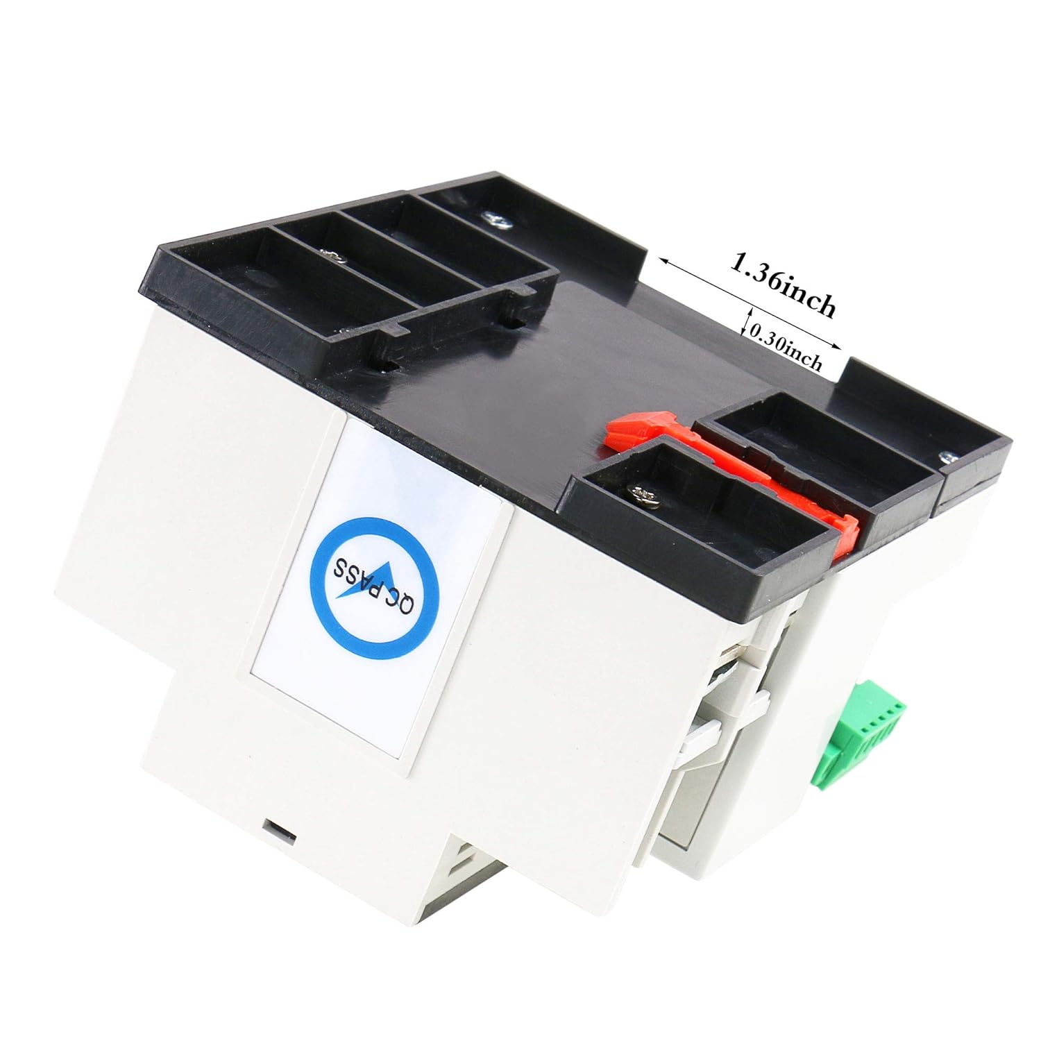 Mini ATS 2P Automatic Transfer Switch Dual Power Switch Din Rail Type 63A 100A E647575