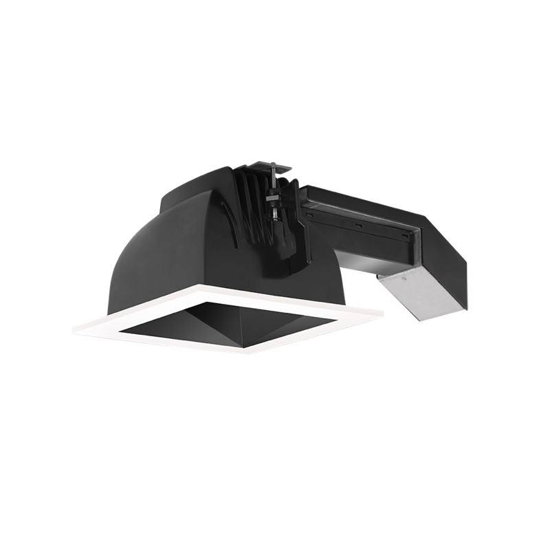 6 inch Square 20W Dimmable 4000K 80 CRI Black Cone White Ring U182
