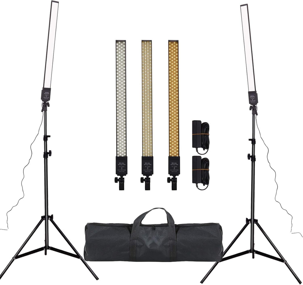 36w Dimmable LED Photography Light Kit with Tripod Stand Bag O90262