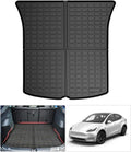 Black TPO Rear Cargo Liners Trunk Tray Mats for Tesla Model Y, Pack of 2 O23446