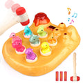 Whack a Dinosaur Game Toy with Hammer for Kids, Yellow H174056