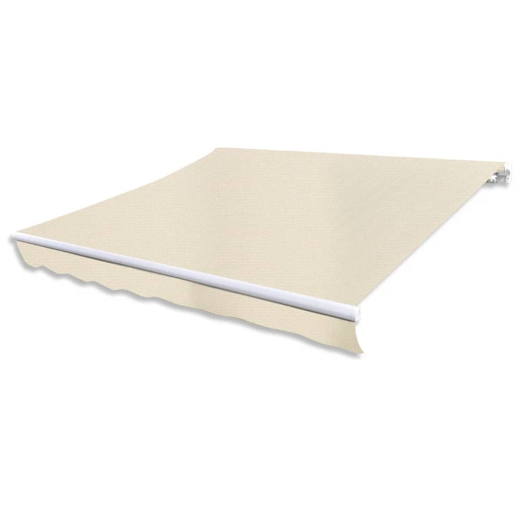 Folding Awning Manual Operated 118.1" Cream V600