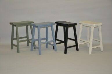 Black Saddle Stool H636