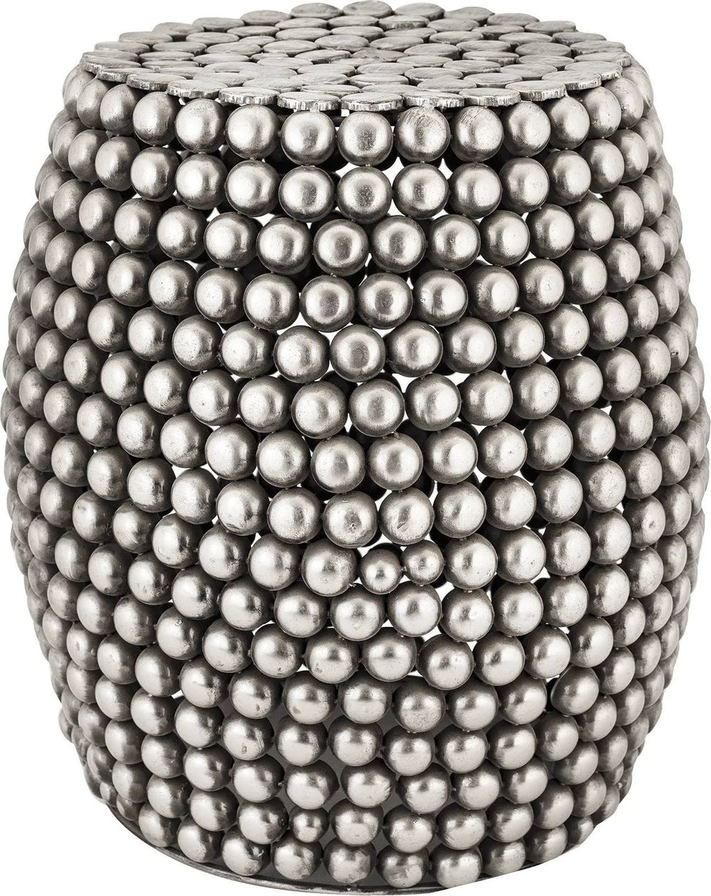 Pewter Pebble Stool E709