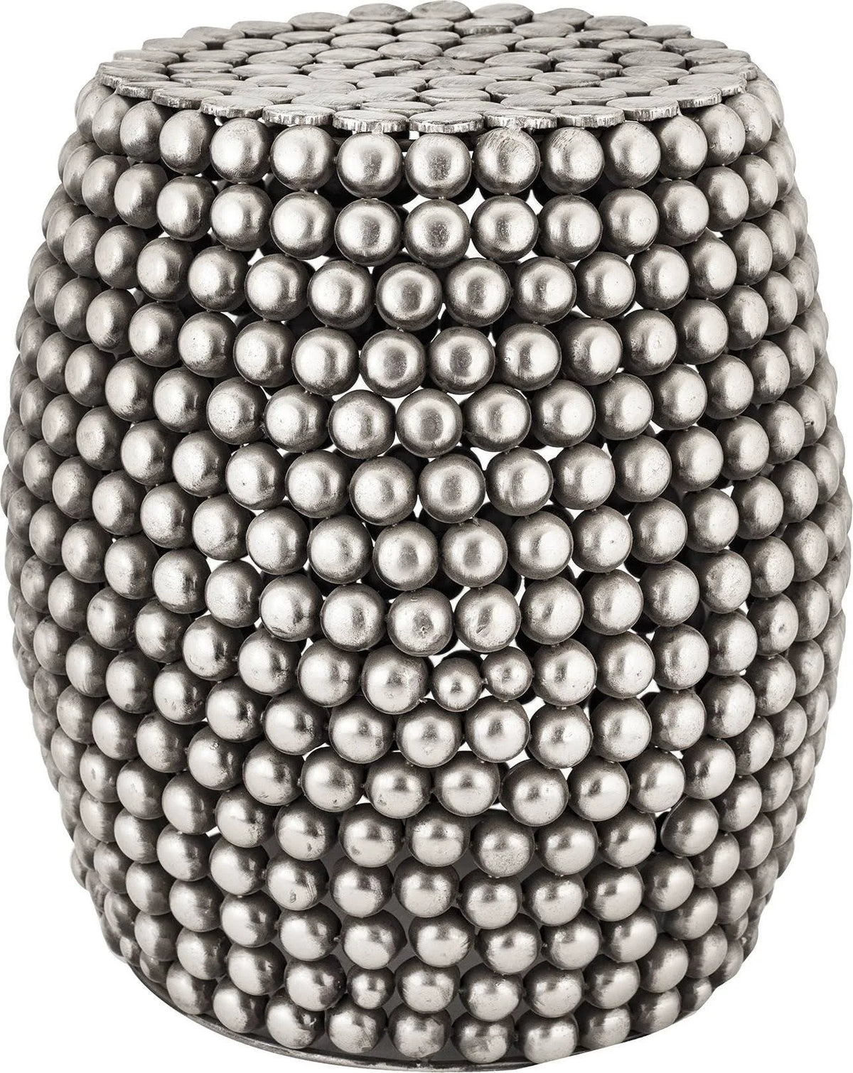 Pewter Pebble Stool E709