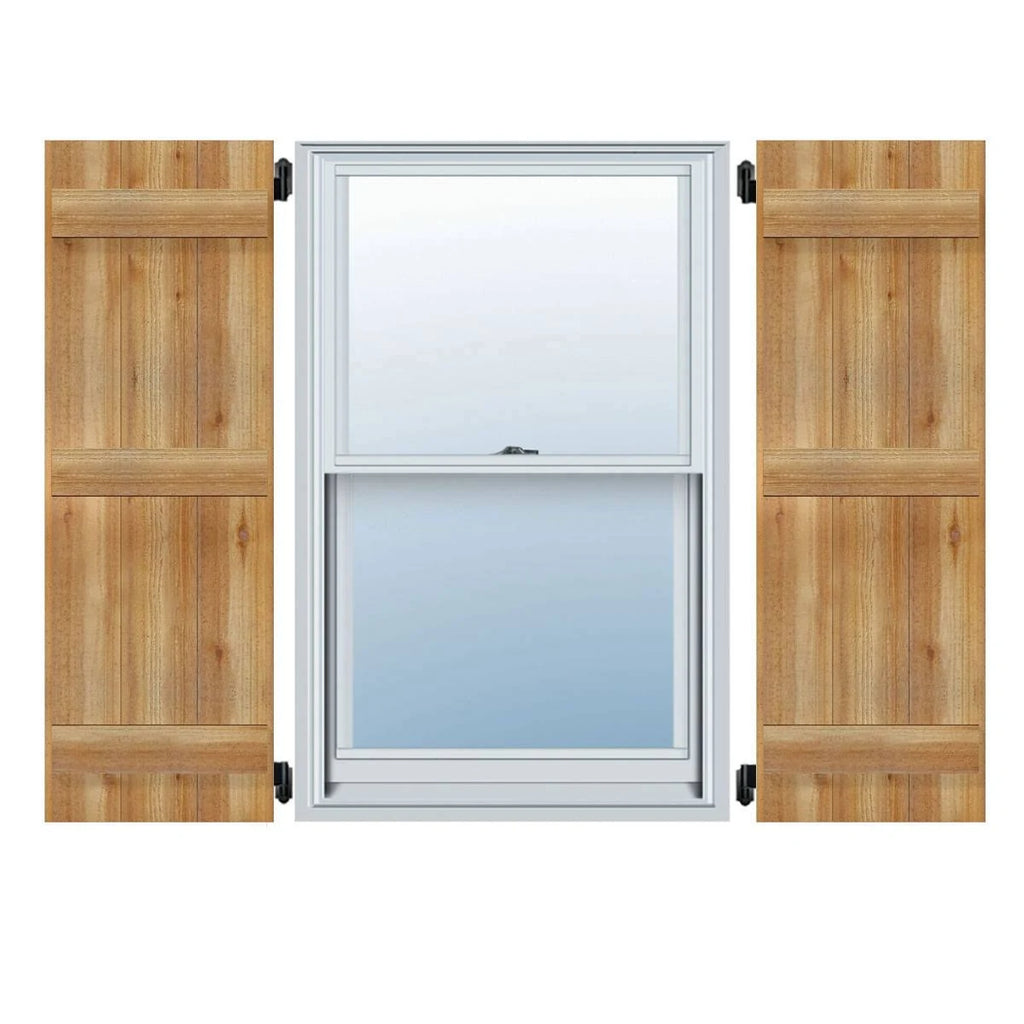10 3/4x22W x 72x22H Board-n-Batten Shutters B247804