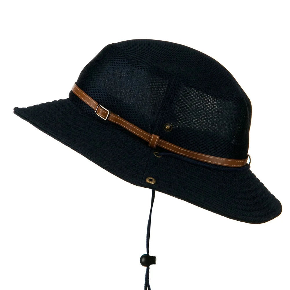 Navy 2XL Mesh Bucket Hat Q118