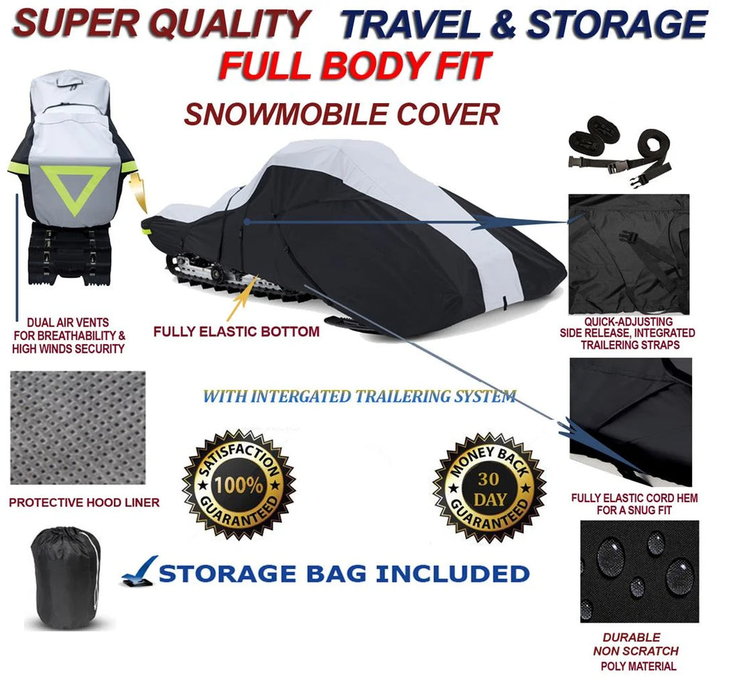 600 Denier Full Fit Snowmobile Travel and Storage Cover J784326