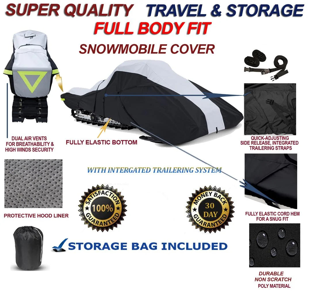 600 Denier Full Fit Snowmobile Travel and Storage Cover J784326