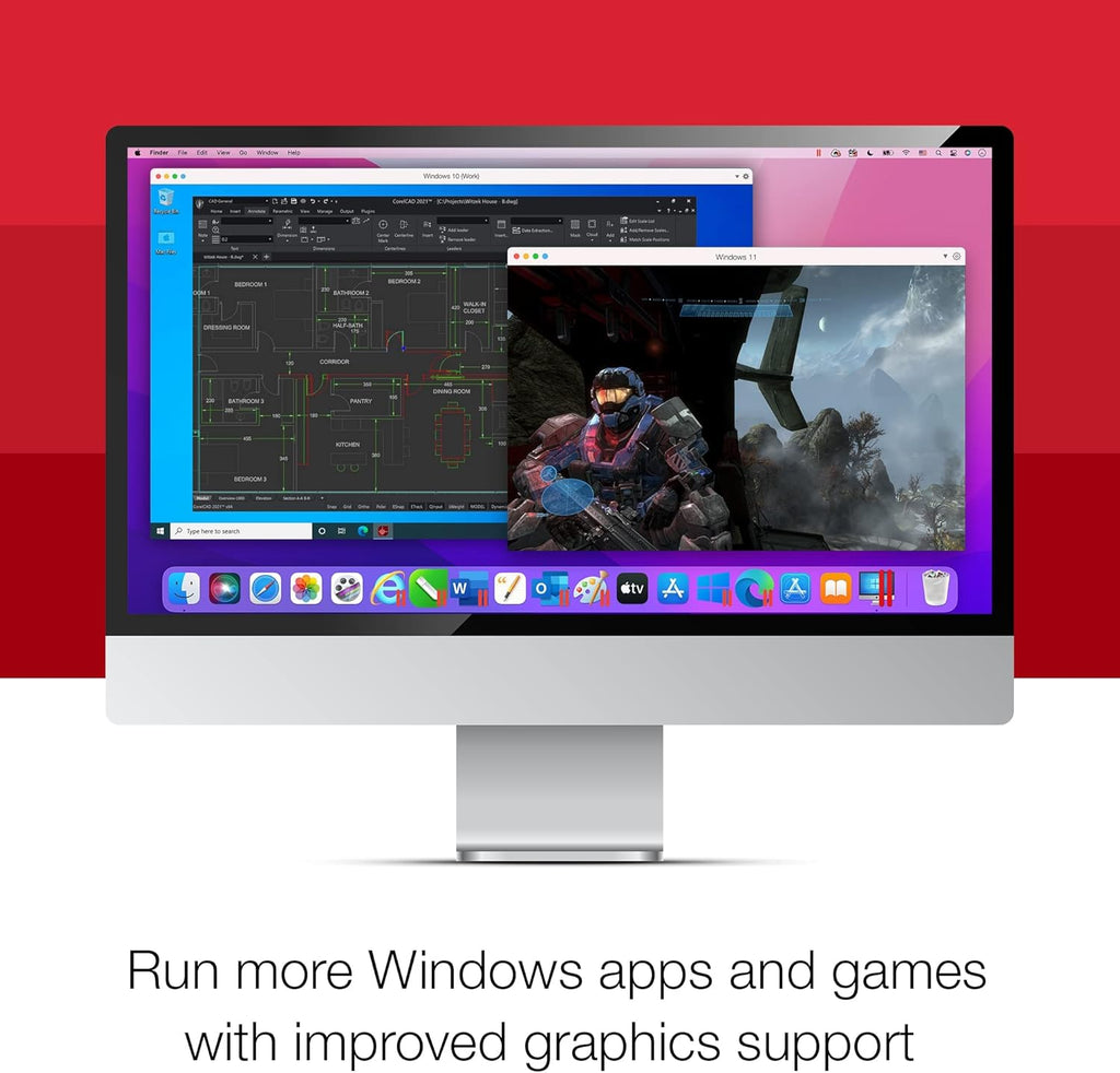 Parallels Desktop 17 for Mac Pro Edition Virtual Machine Software 1-Year Subscription N92558