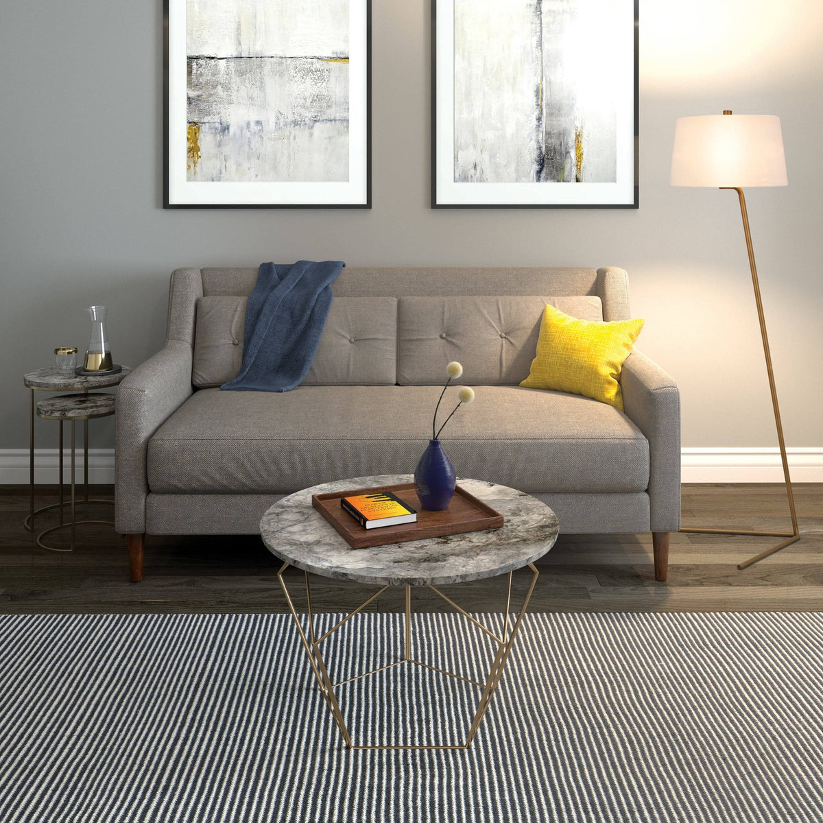 Brass Floor Lamp D655075