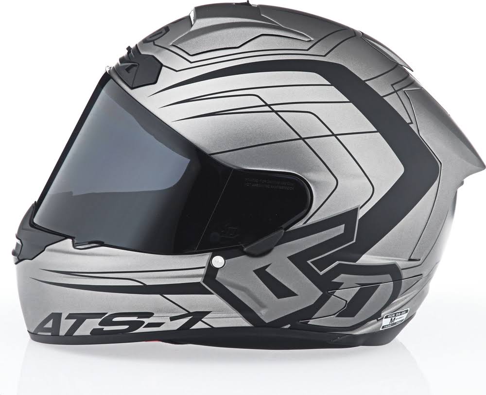Matte Titanium Aero Helmet Y592