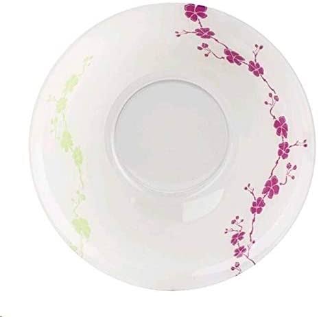 Green 10x22 Glass Serving Salad Bowl Q7468