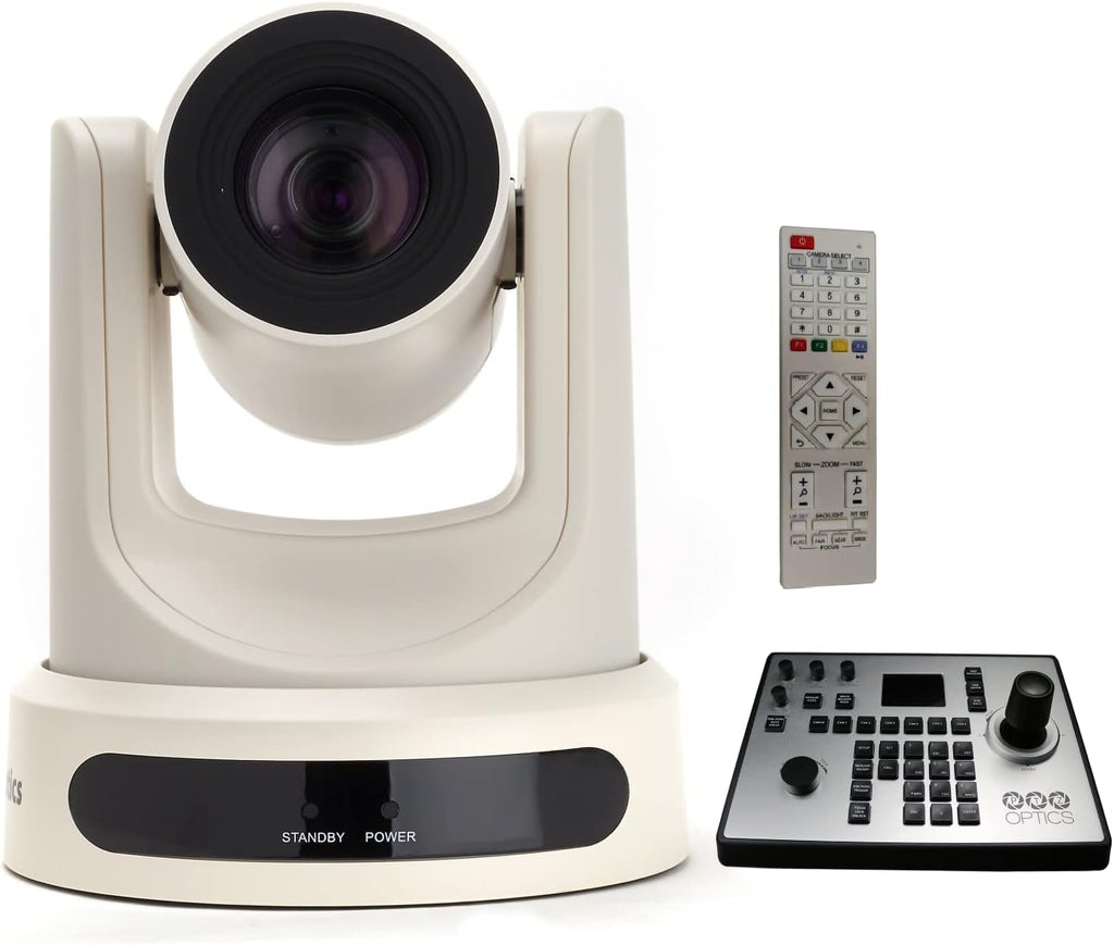 30X-SDI Gen 2 Live Streaming Broadcast Camera, Gray + PTJOY G4 Joystick Controller V395