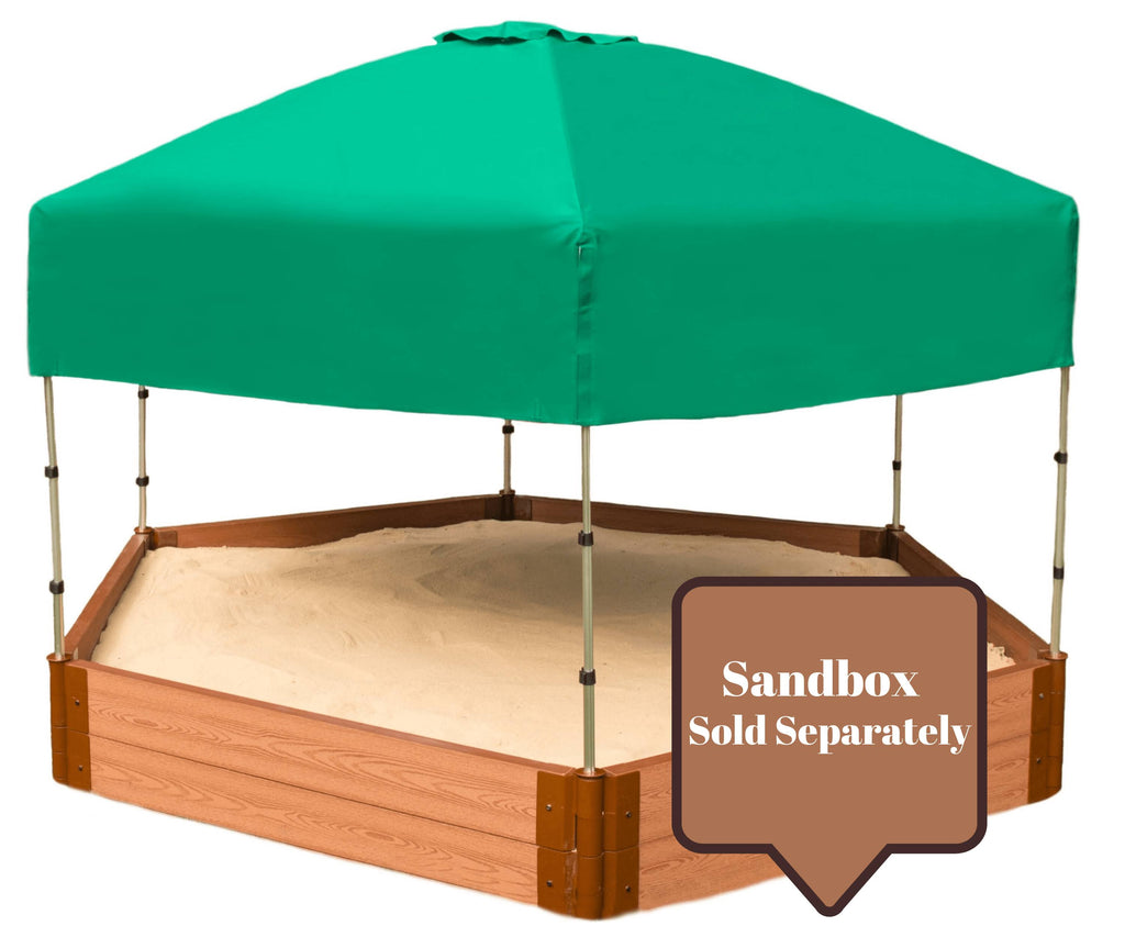 Telescoping Hexagon Sandbox Canopy Cover C367947