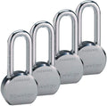 4 High Security Pro Series Keyed Alike Padlocks J453011