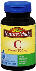 Vitamin C 500 mg Liquid Softgels 60 Soft Gels (Pack of 3) D356