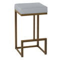 26x22 Counter Height Metal Backless Barstool I330