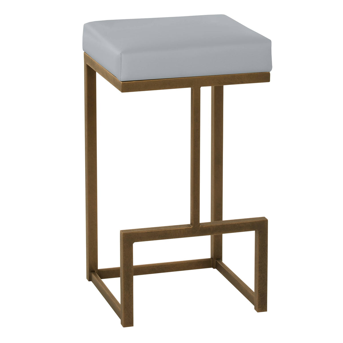 26x22 Counter Height Metal Backless Barstool I330